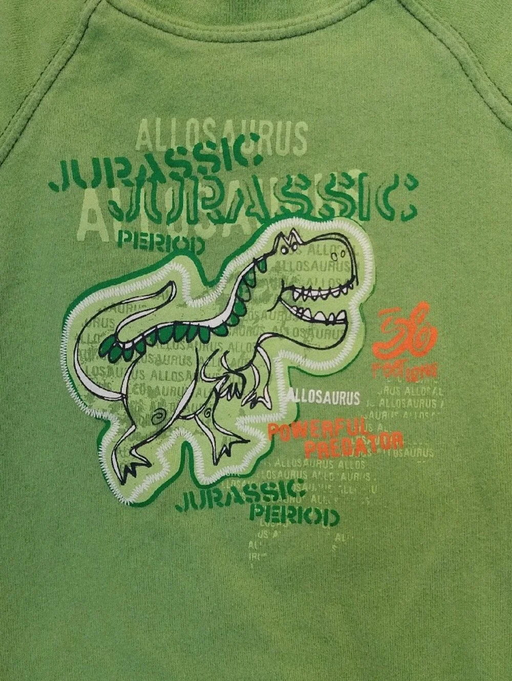 Green Dinosaur Graphic One-Piece Bodysuit / Onesie for Toddlers 18 Months
